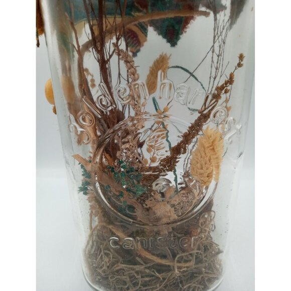 Aviary Glass Jar Native American Art Golden Harvest Southwest Bird Vintage 9.25" - Picture 7 of 15